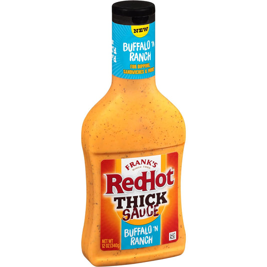 Frank's RedHot Buffalo 'N Ranch Thick Hot Sauce, 12 oz