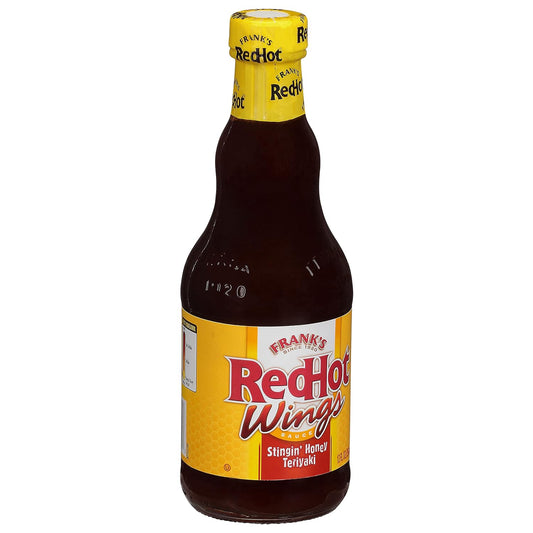 Frank's RedHot Stingin' Honey Teriyaki Wings Sauce, 12 fl oz